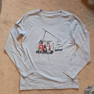 J.Crew Women's Graphic LS Tee